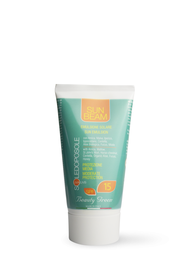 Sun Beam Emulsione Solare Protezione Media SPF 15