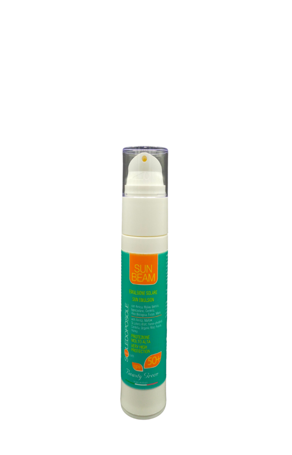 Sun Beam Emulsione Solare Protezione Molto Alta SPF 50+